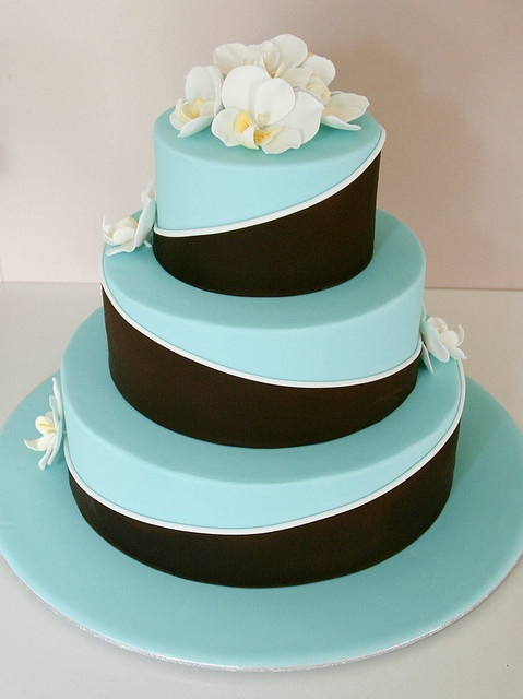 Tiffany Blue Wedding Cake