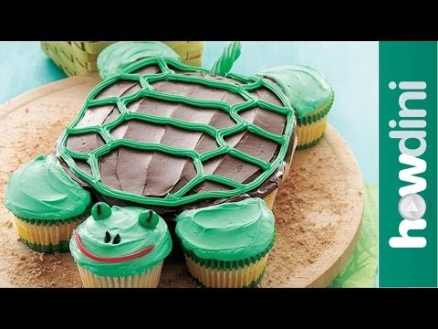 Turtle Cupcake Cake