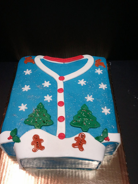 Ugly Sweater Cake