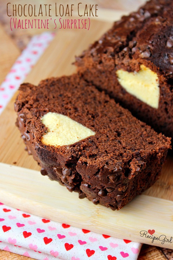 Valentine Surprise Chocolate Loaf Cake Valentine Surprise Chocolate Loaf Cake