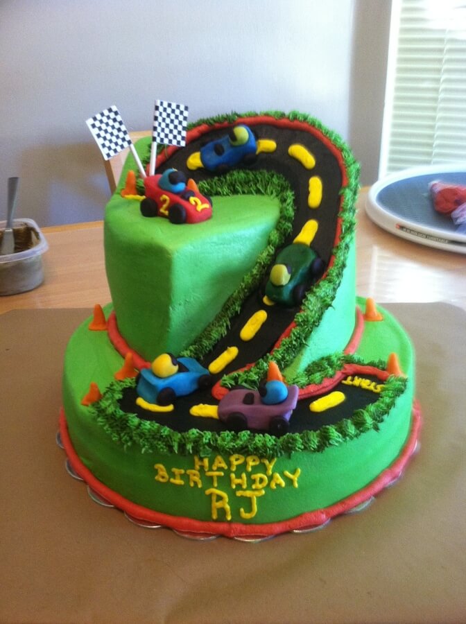 2 Year Old Boy Birthday Cake