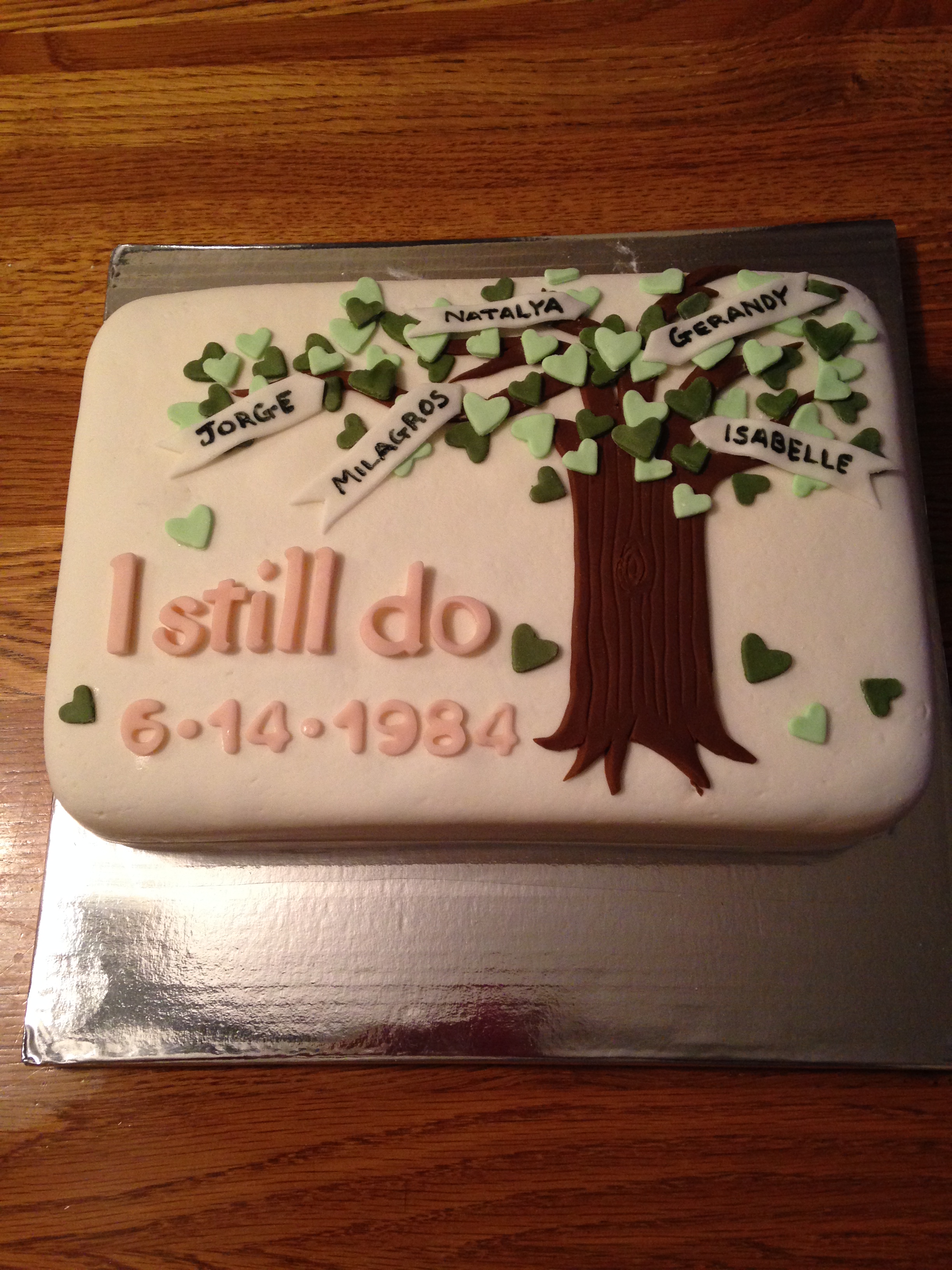 30th Wedding Anniversary Cake 30th Wedding Anniversary Cake