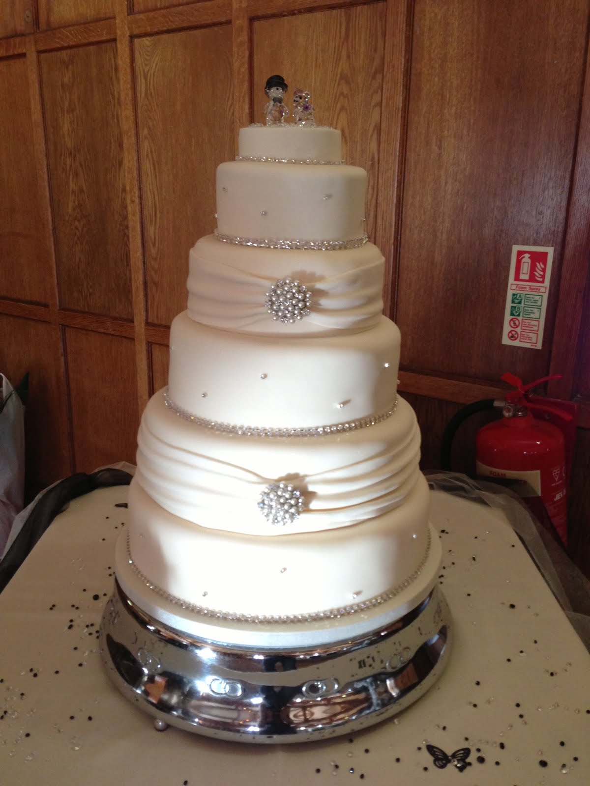 5 Tier Wedding Cake