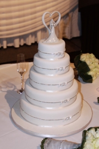 5 Tier Wedding Cake