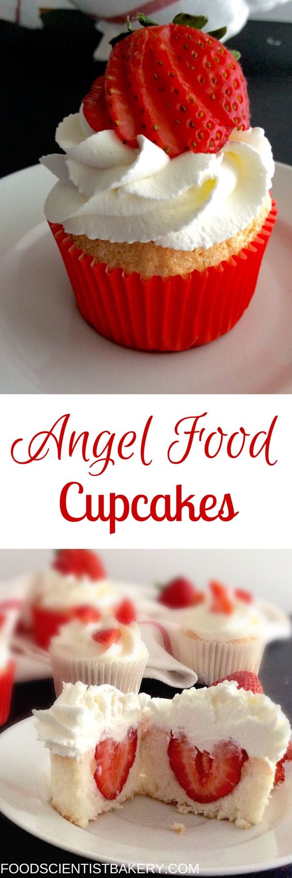 Angel Food Cake with Whipped Cream Icing Angel Food Cake with Whipped Cream Icing