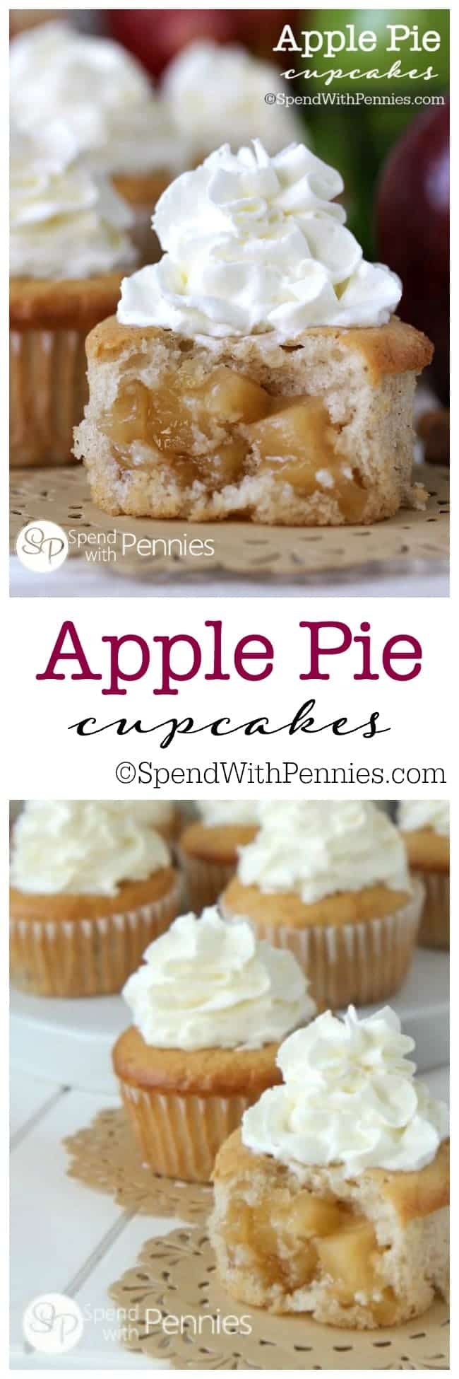 Apple Pie Cupcakes with Filling Recipe