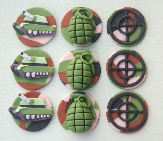 Army Cupcakes Ideas