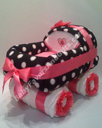 Baby Carriage Diaper Cake Baby Carriage Diaper Cake