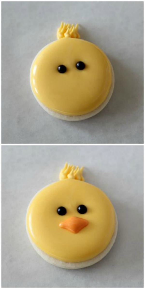Baby Chick Cookies