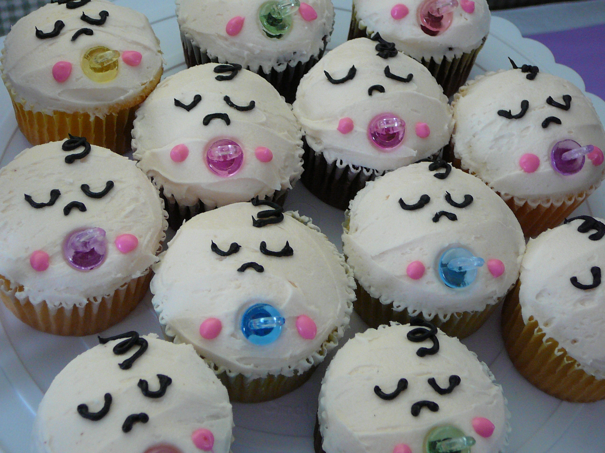 13 Photos of Easy Baby Shower Cake Cupcakes