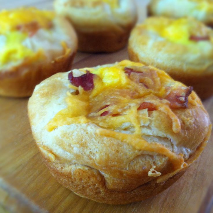 Bacon and Egg Cupcakes Breakfast