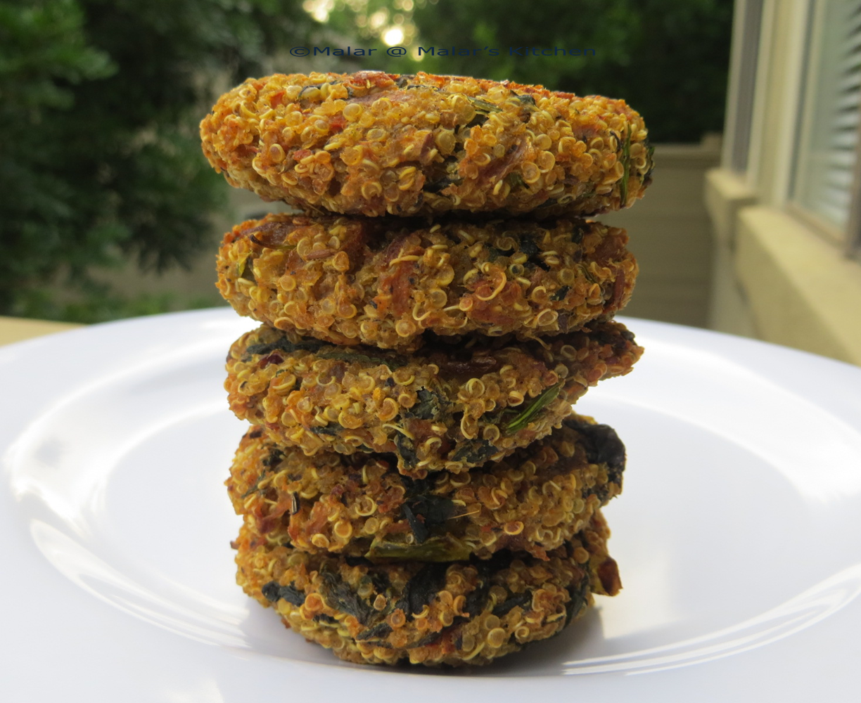 Baked Quinoa Patties Baked Quinoa Patties