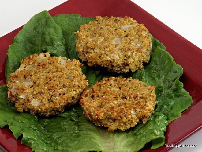 Baked Quinoa Patties Baked Quinoa Patties