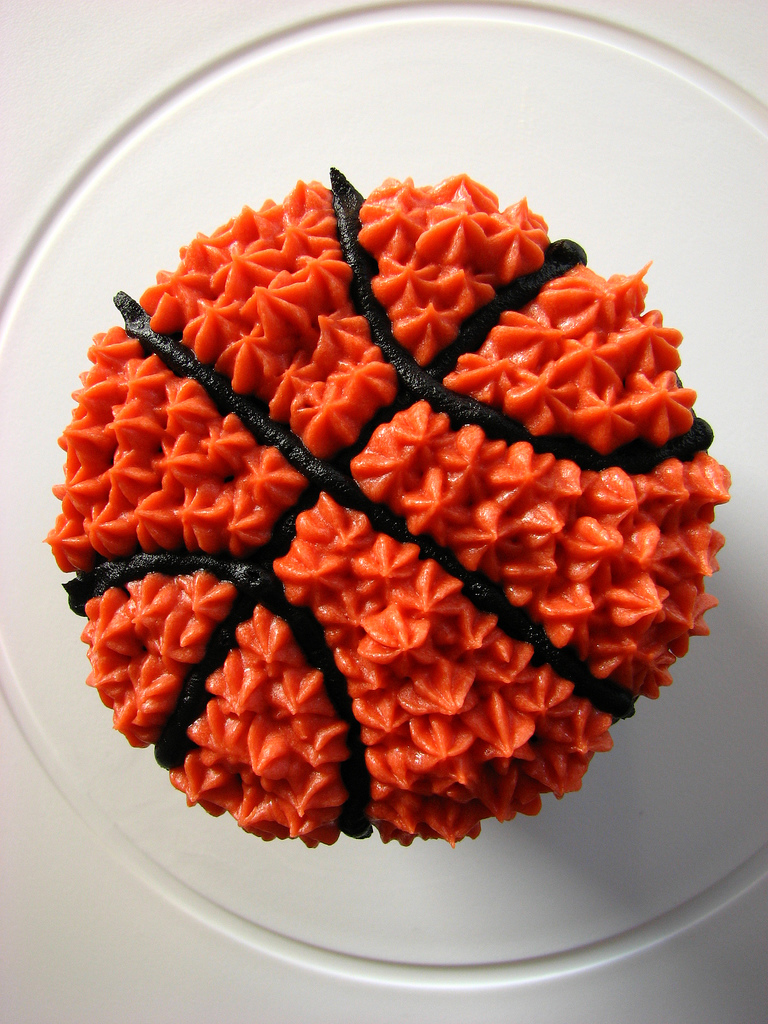 Basketball Cupcakes