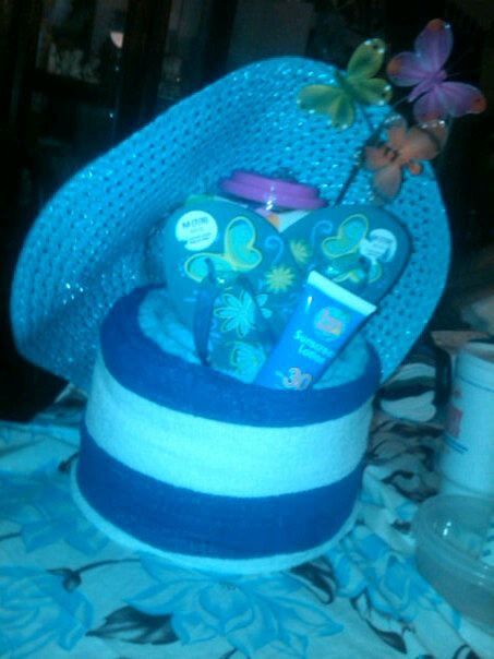 Beach Towel Cake