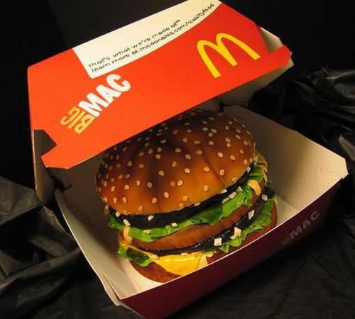 Big Mac Birthday Cake