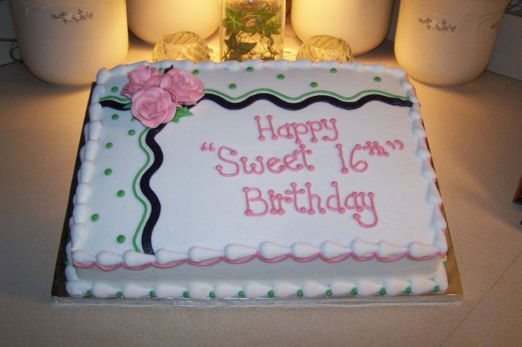 Birthday Sheet Cake Designs
