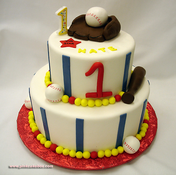 Boys 1st Birthday Sports Cakes