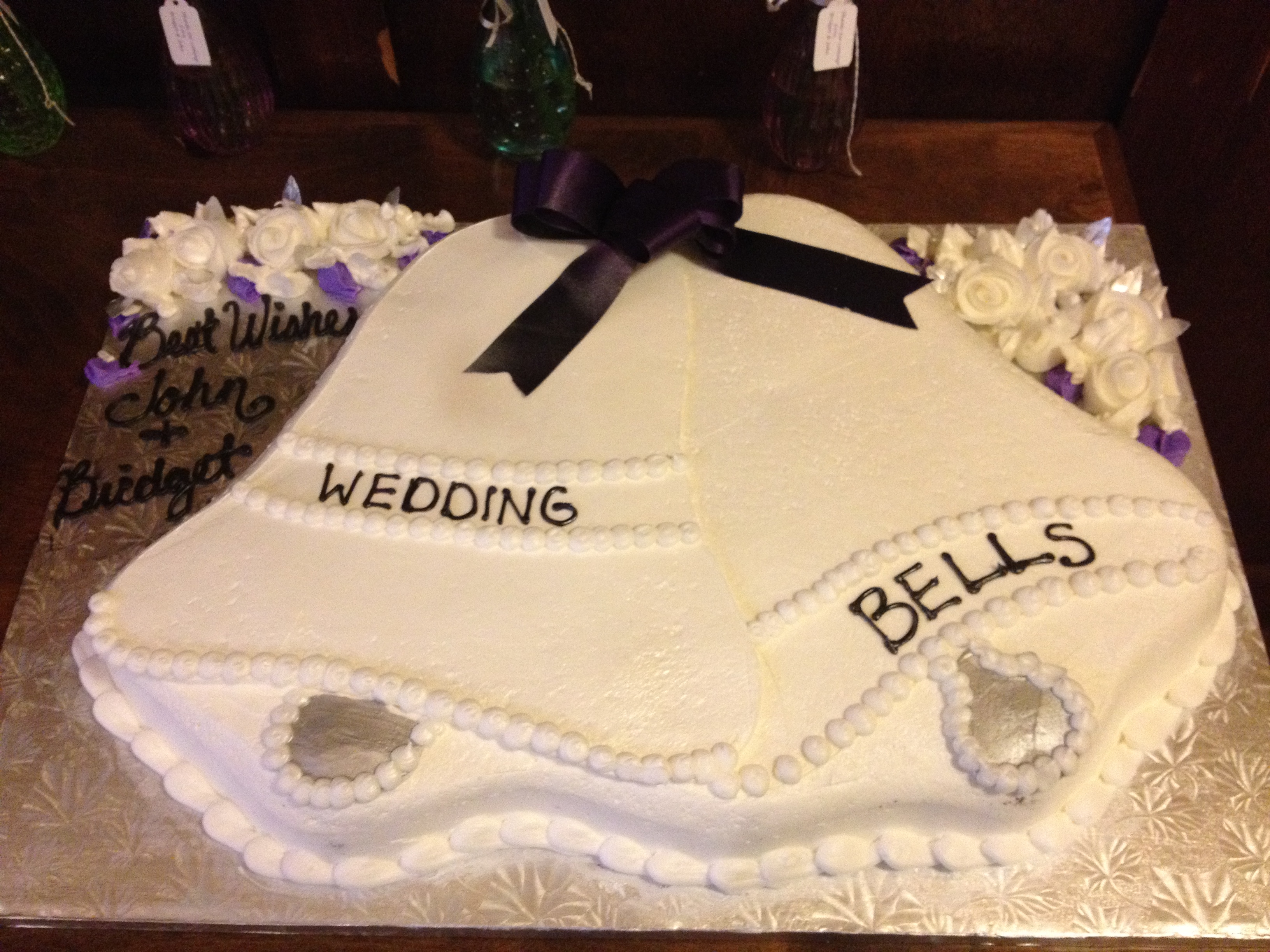 7 Photos of Wedding Bell Bridal Shower Cakes