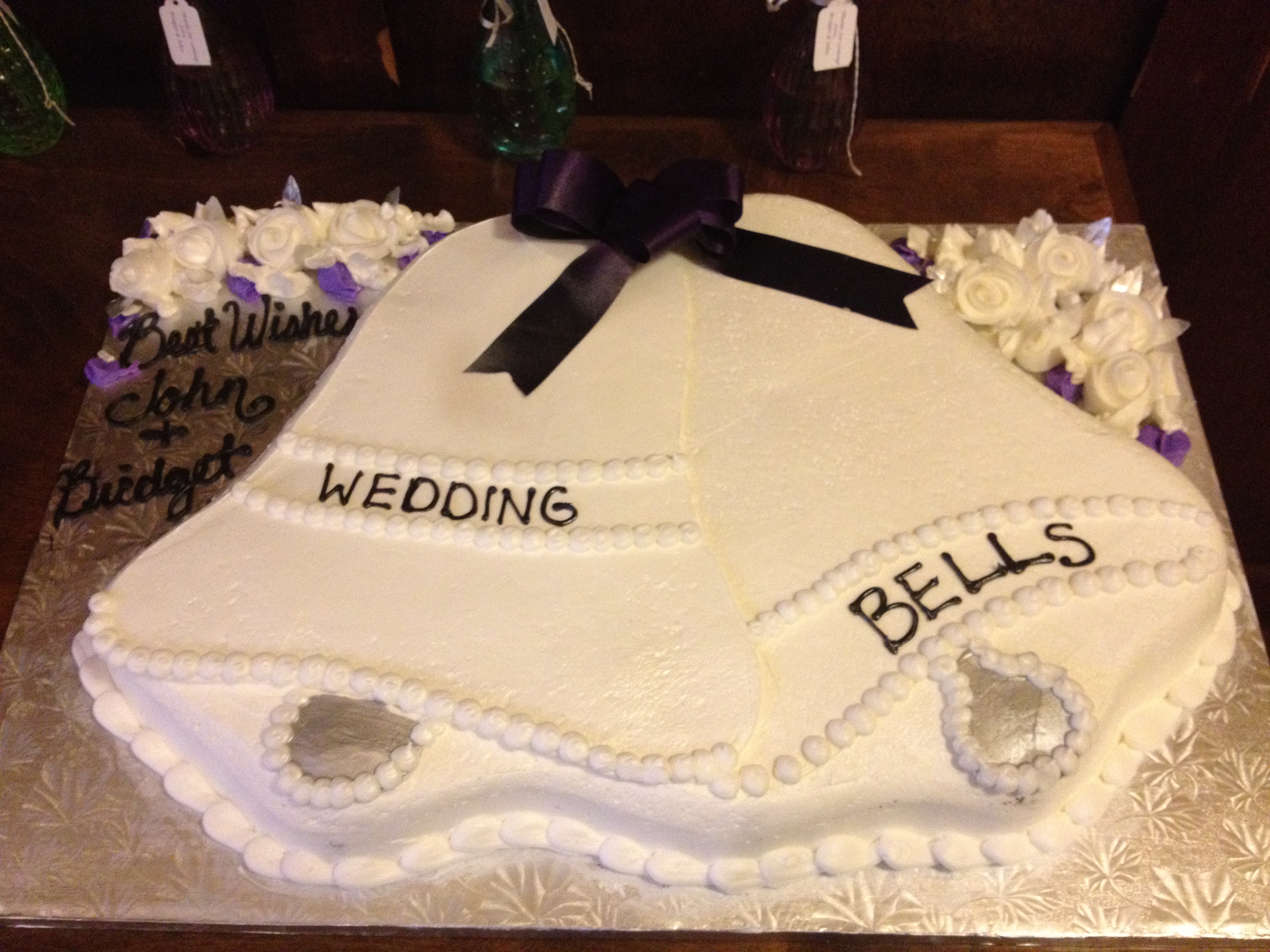 Bridal Shower Cakes with Wedding Bells