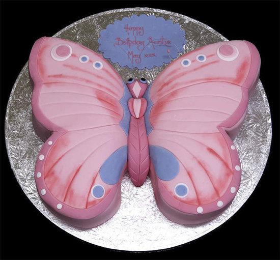 Butterfly Birthday Cake Design