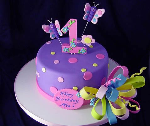 Butterfly First Birthday Cake Butterfly First Birthday Cake