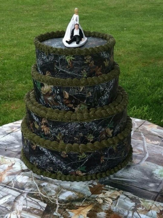 12 Photos of Realtree Camo Fondant Wedding Cakes