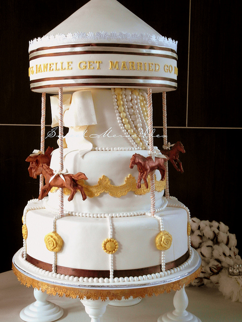 Carousel Wedding Cake