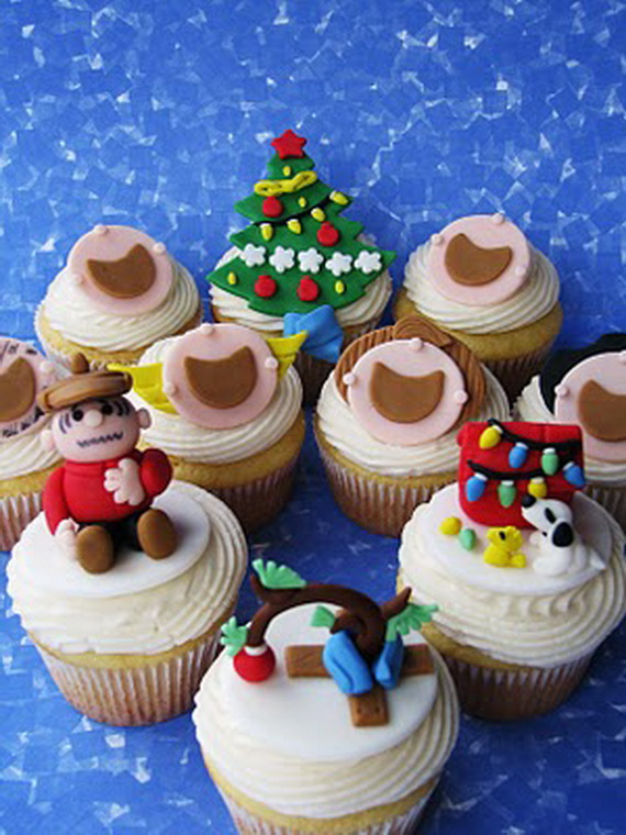 Charlie Brown Christmas Cupcakes