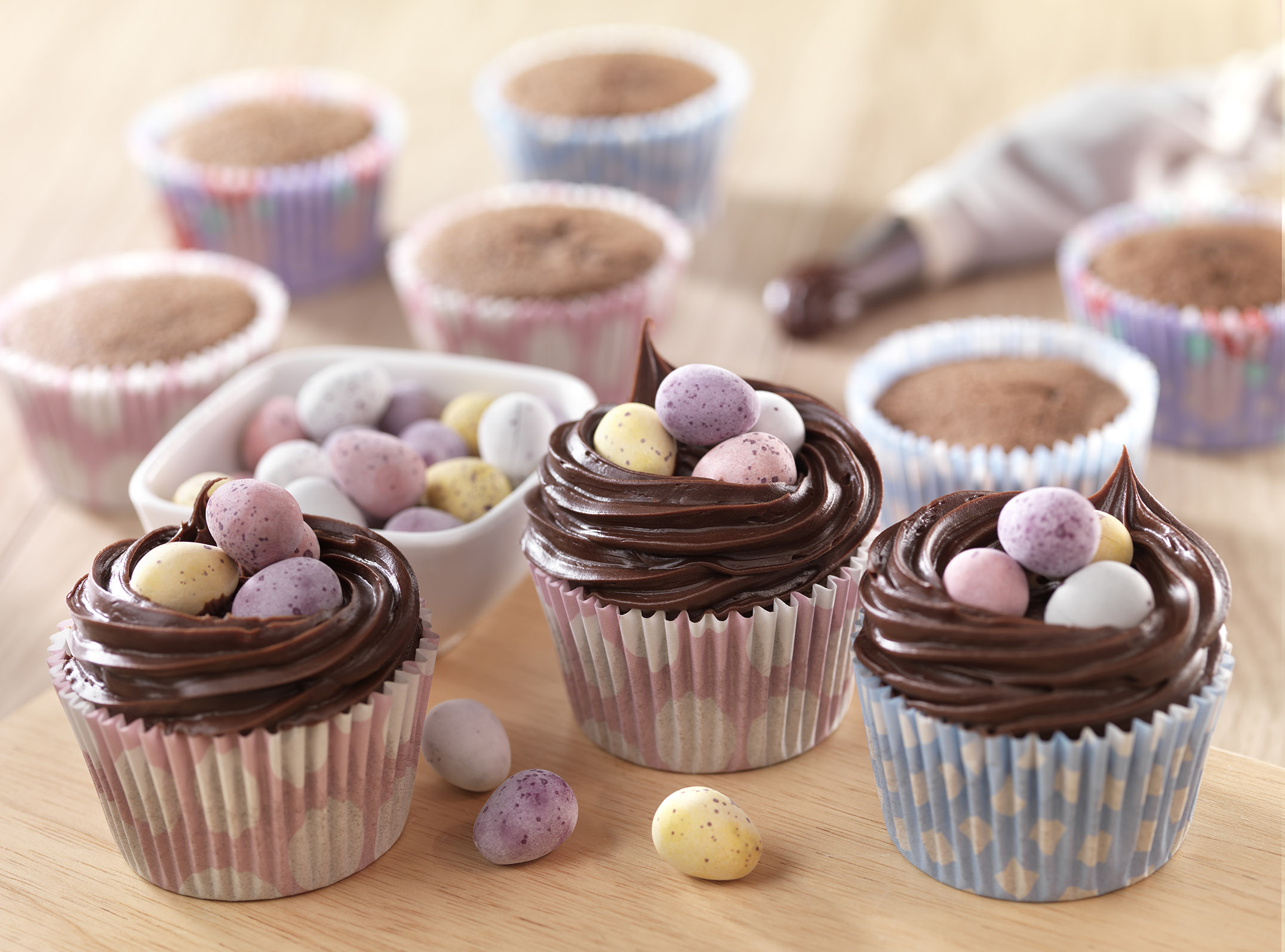 Chocolate Easter Cupcakes