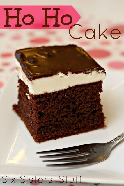 Chocolate Ho Ho Cake Chocolate Ho Ho Cake