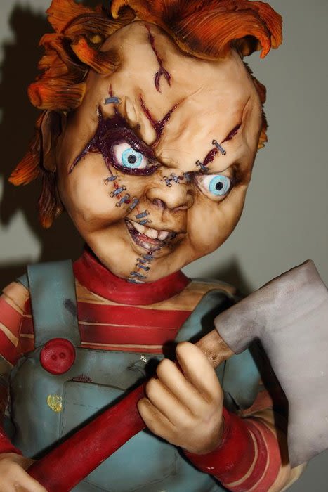 Chucky and His Bride Cake