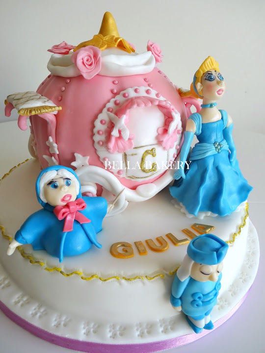 Cinderella Baby Shower Cake