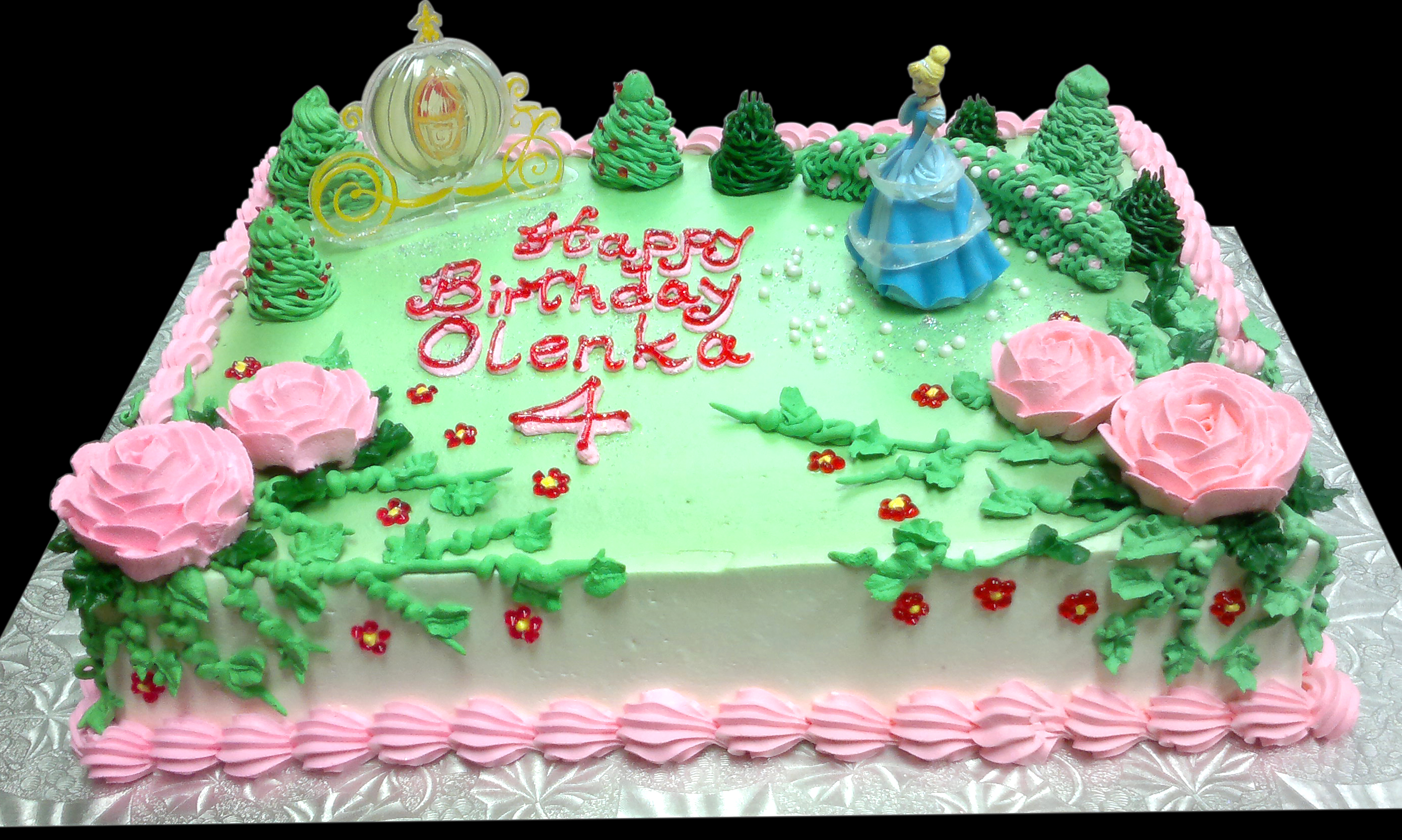 Cinderella Birthday Cake Cinderella Birthday Cake