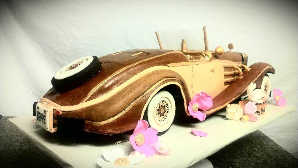 Classic Car Birthday Cake
