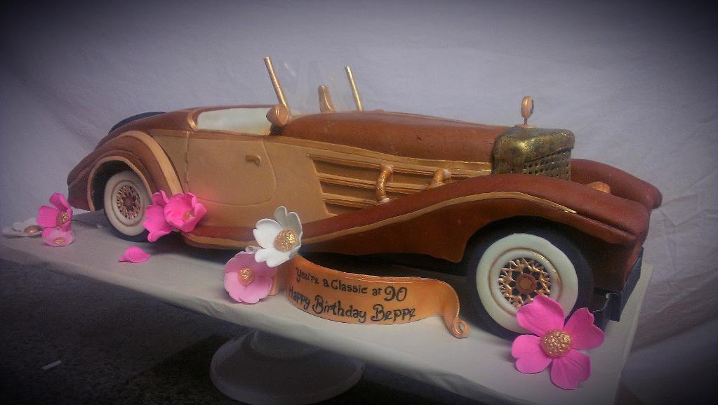 Classic Car Birthday Cake