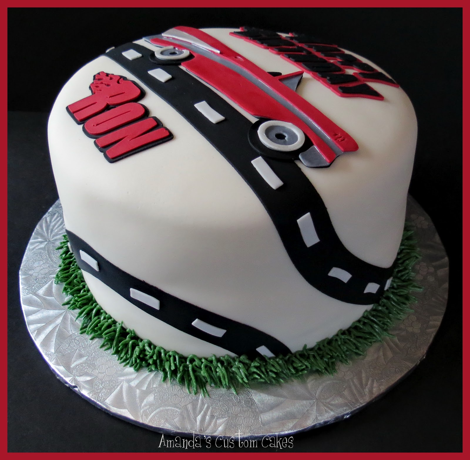 Classic Car Birthday Cake