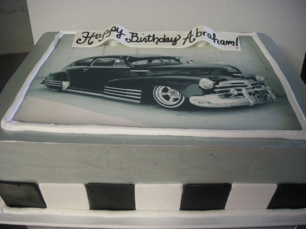 Classic Car Birthday Cake