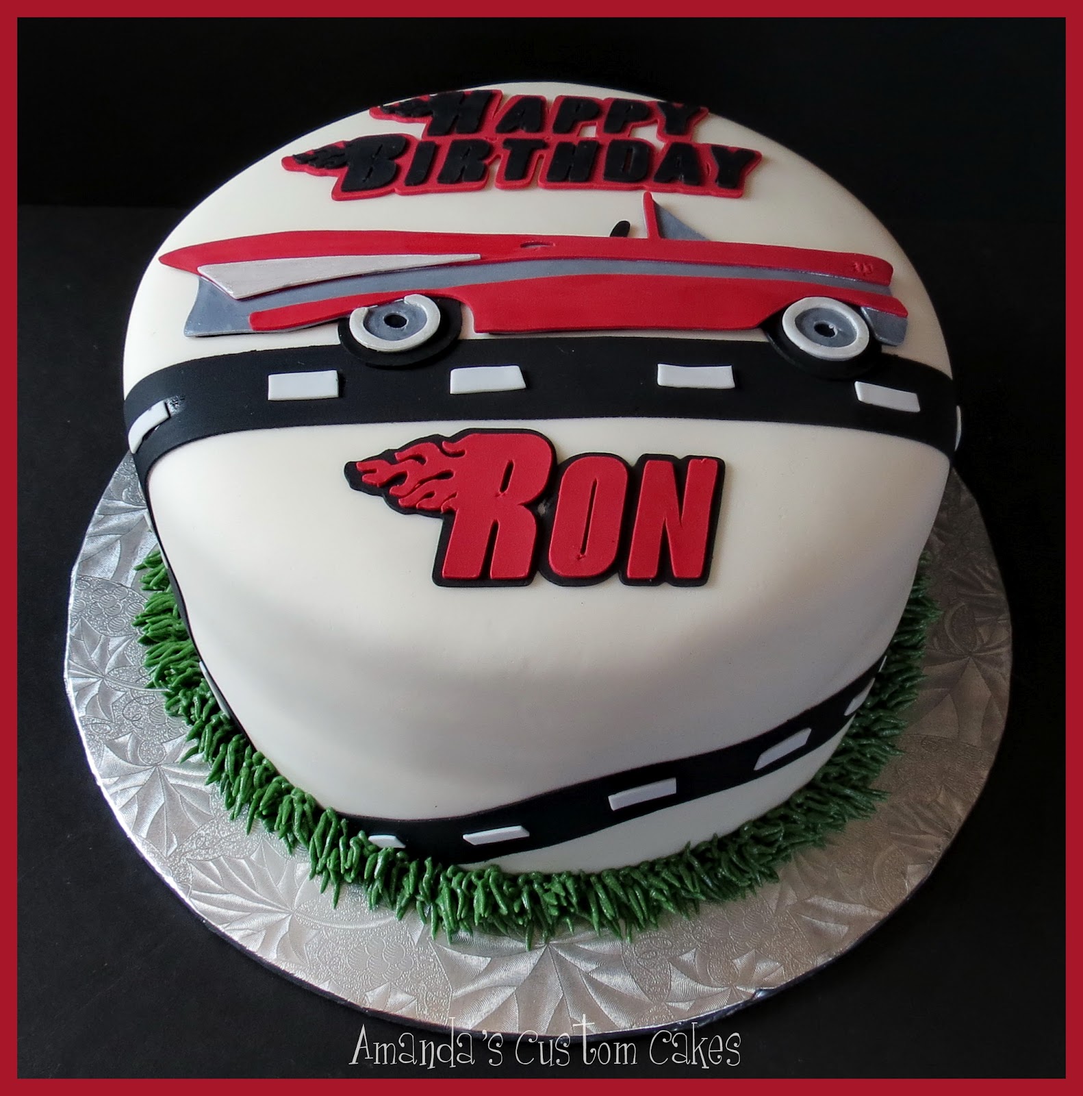 Classic Car Birthday Cake