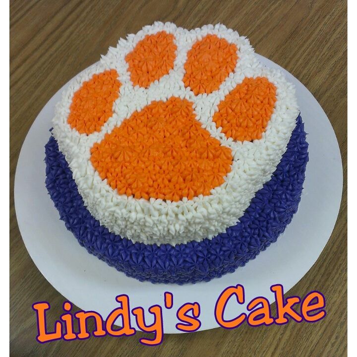 Clemson Birthday Cake