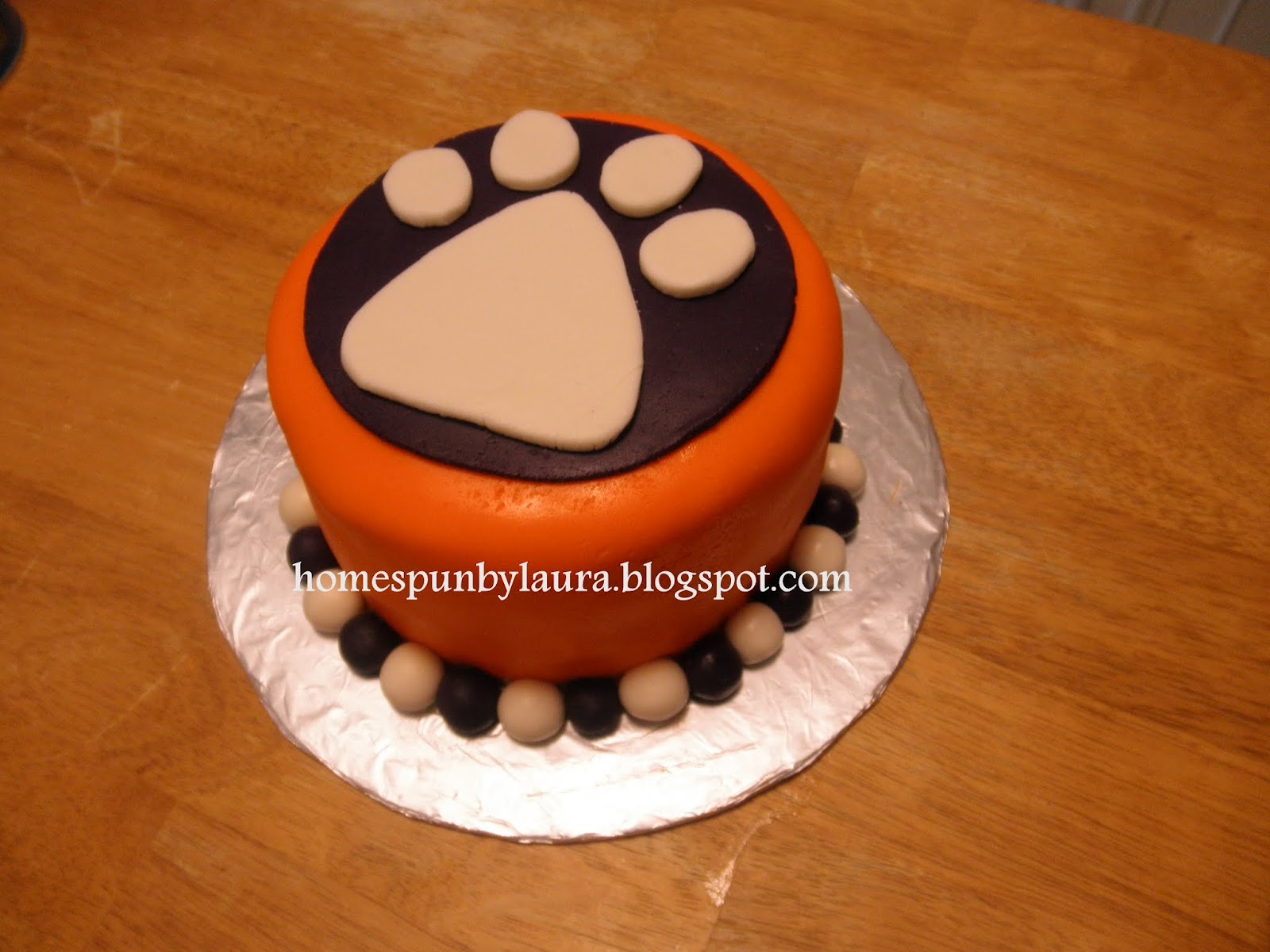 Clemson Tigers Birthday Cake