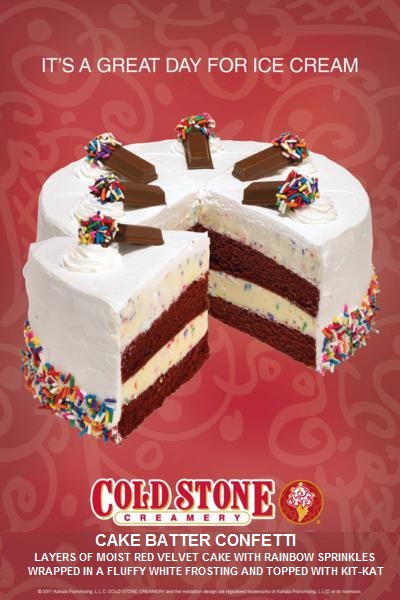 Cold Stone Creamery Ice Cream Wedding Cake