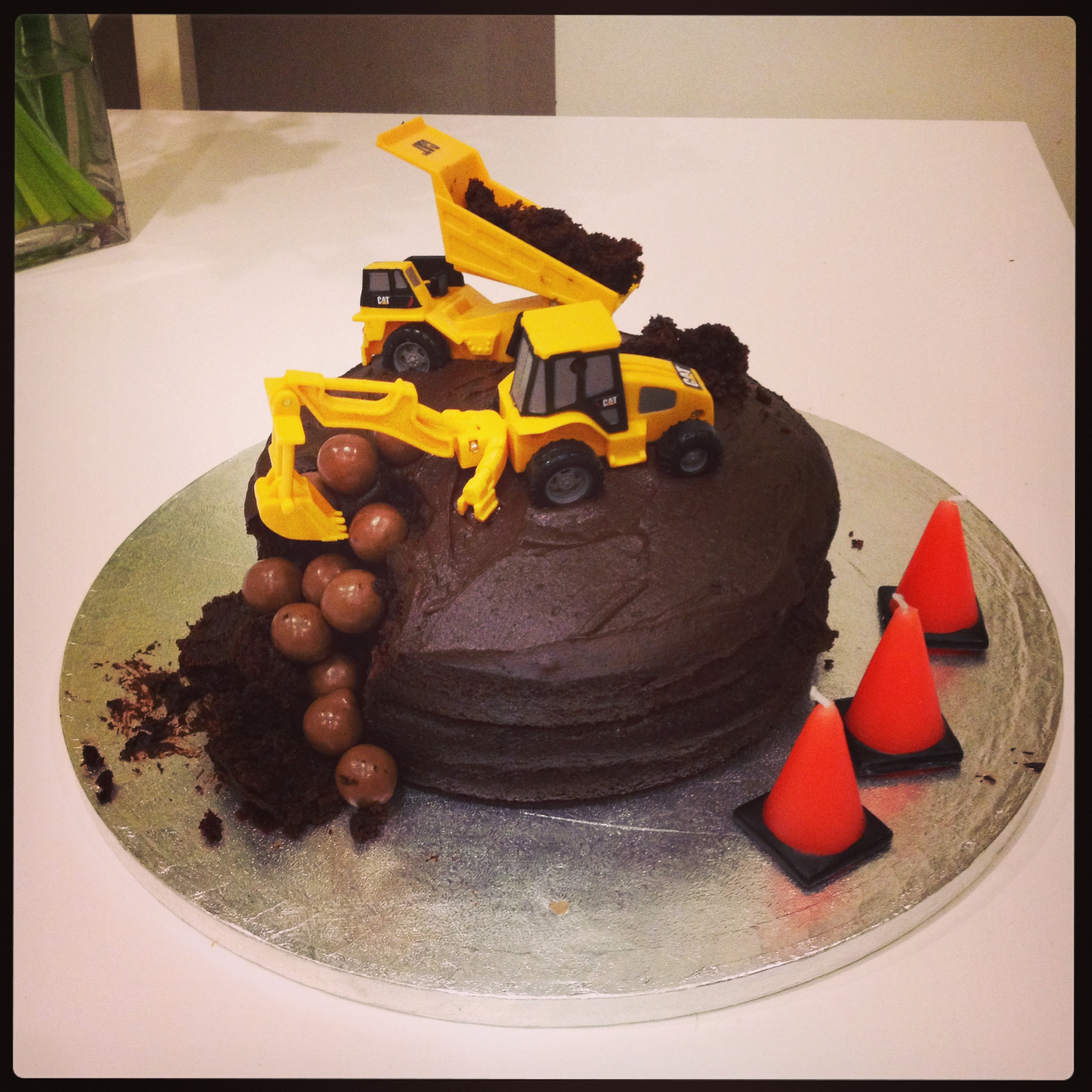Construction Birthday Cake Construction Birthday Cake