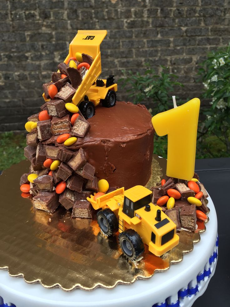Construction Birthday Party Cake Construction Birthday Party Cake