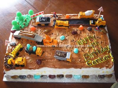 Construction Site Cake