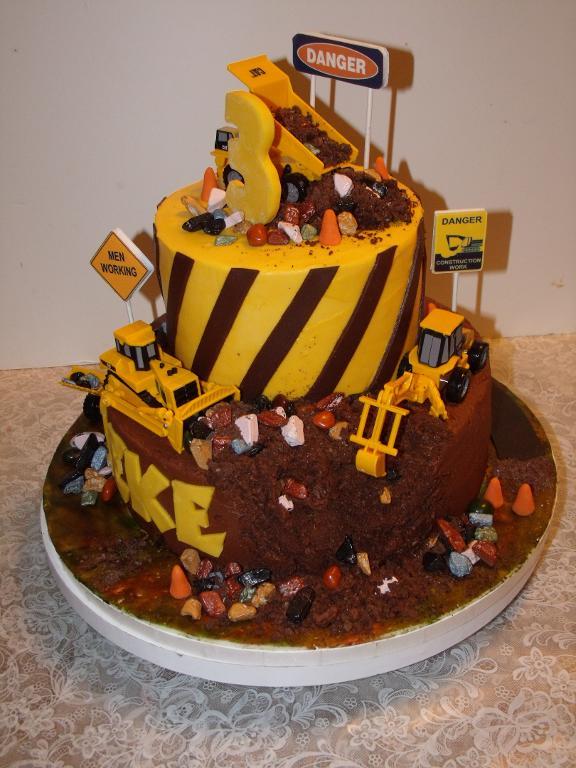 Construction Site Cake