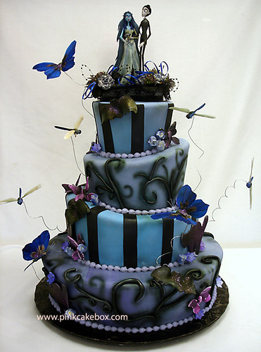 Corpse Bride Wedding Cake