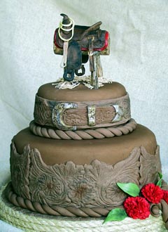 Country and Western Wedding Cakes