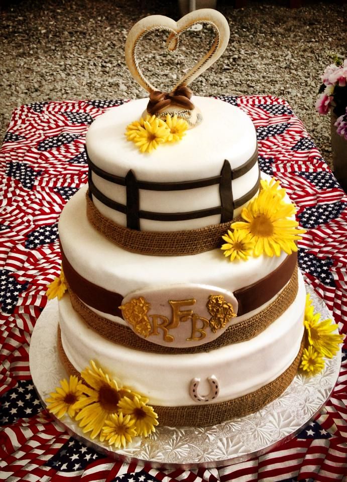 Country Wedding Cake