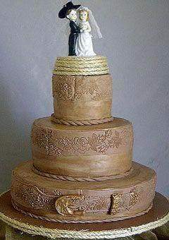 Country Western Wedding Cakes